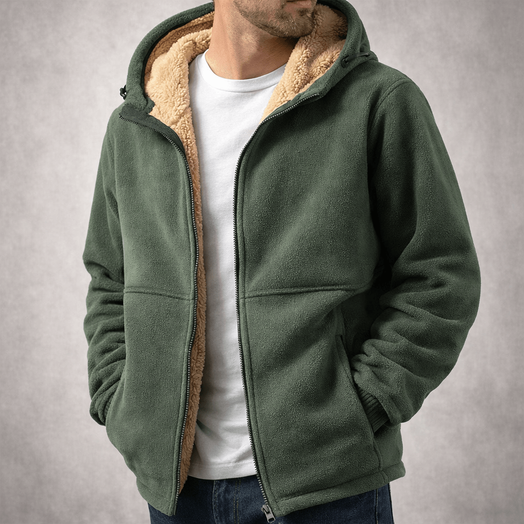 Veste polaire Sherpa homme chaude et confortable