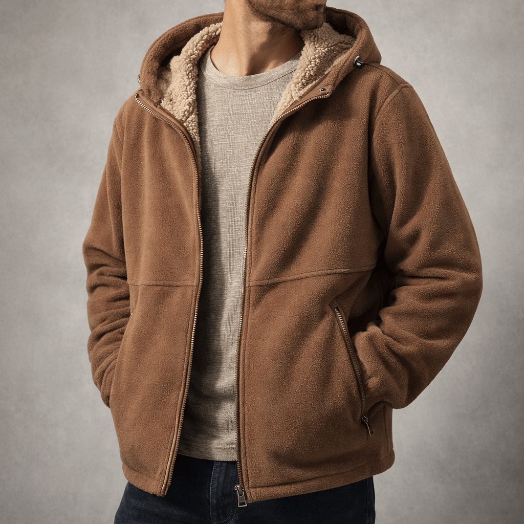 Veste polaire Sherpa homme chaude et confortable