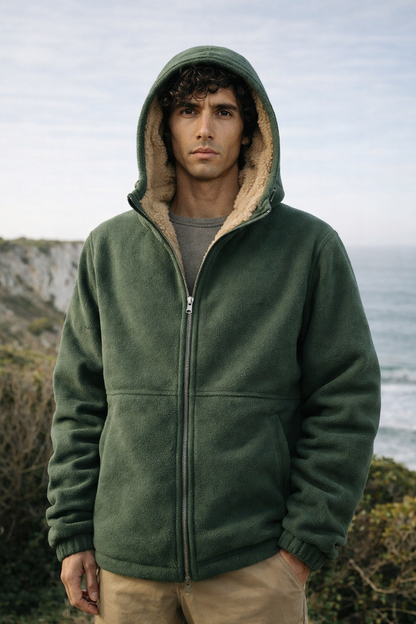 Veste polaire Sherpa homme chaude et confortable