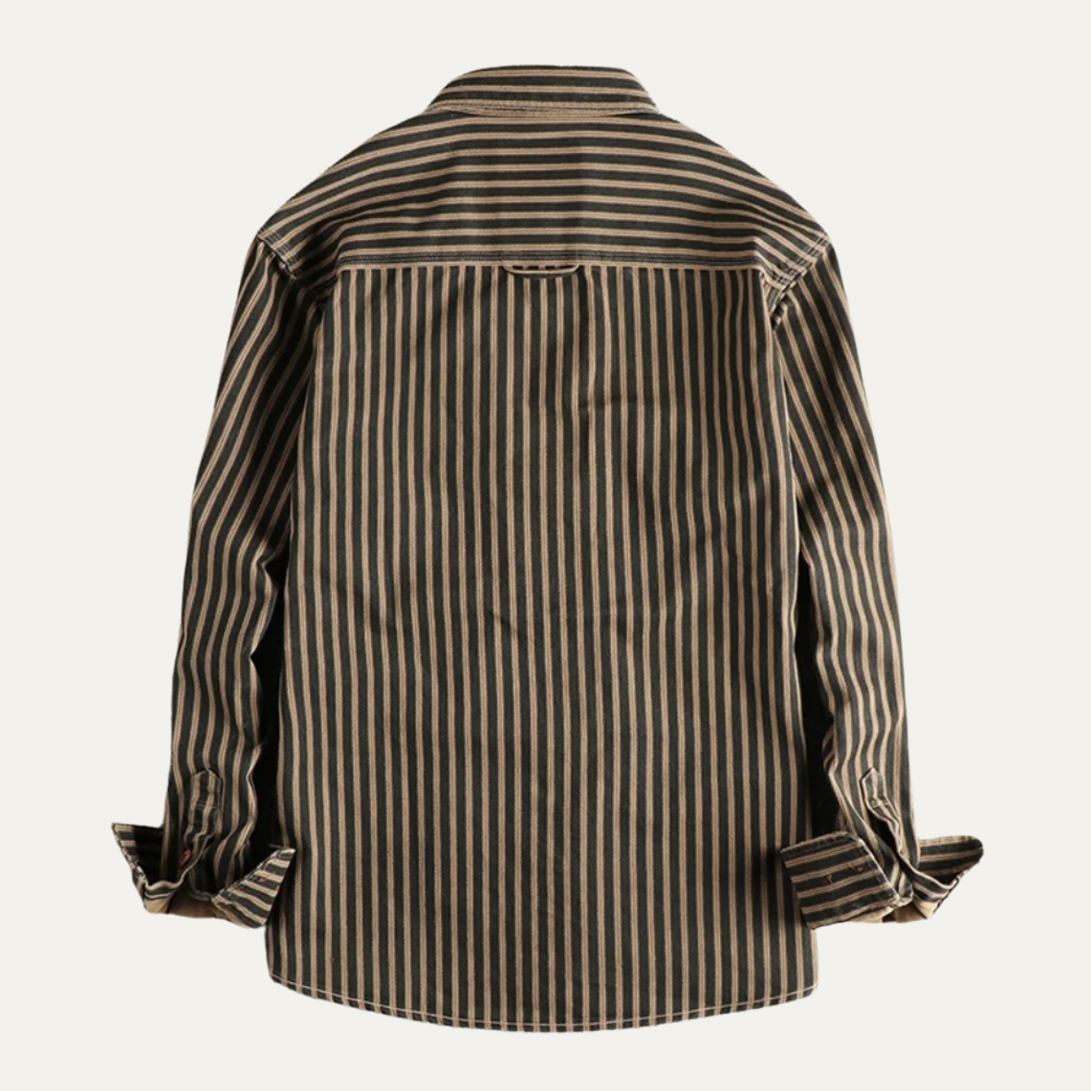 Chemise homme coton rayée vintage confortable