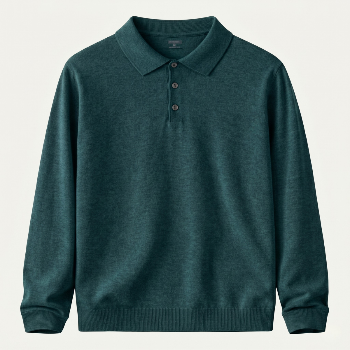 Polo homme en laine mérinos tricoté élégant décontracté