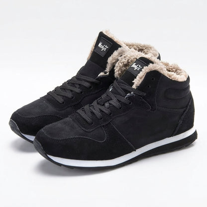 Gefütterte Herrenschuhe Komfort-Sneaker Winter