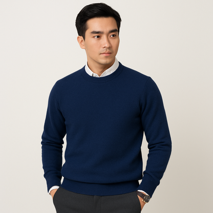 Weicher Strickpullover für Herren für Herbst und Winter