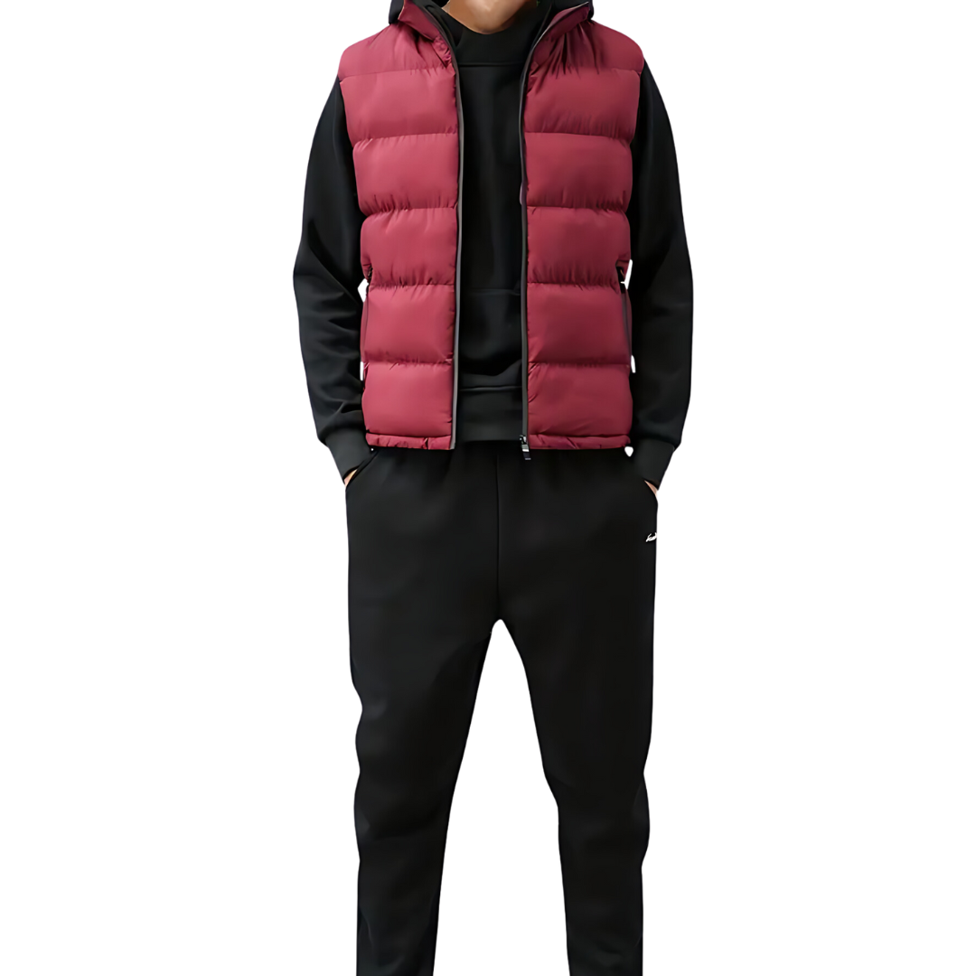 Bodywarmer homme matelassé léger pour superpositions