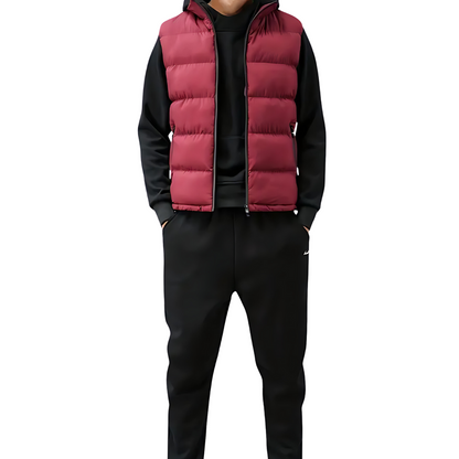 Bodywarmer homme matelassé léger pour superpositions