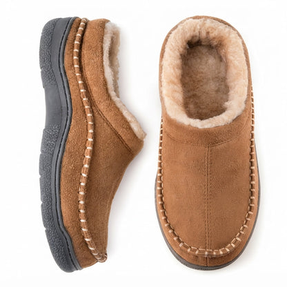 Chaussons homme doublure polaire semelle antidérapante