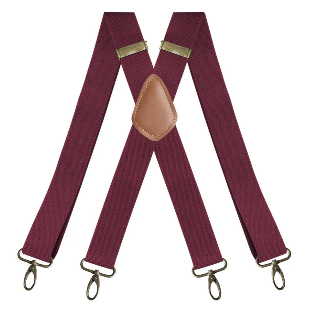 Elegante verstellbare elastische X-Form-Hosenträger für Herren