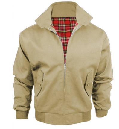Blouson homme Harrington classique coupe droite