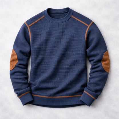 Weicher Struktur-Pullover für Herren in lässiger Passform