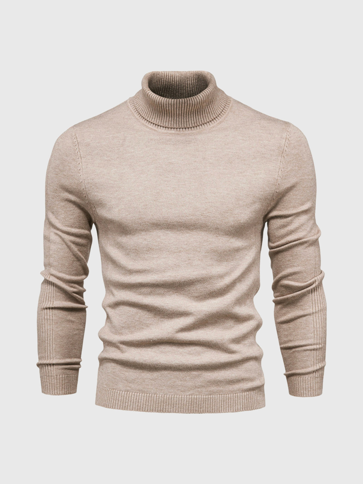 Pull col roulé homme lavable moderne élégant