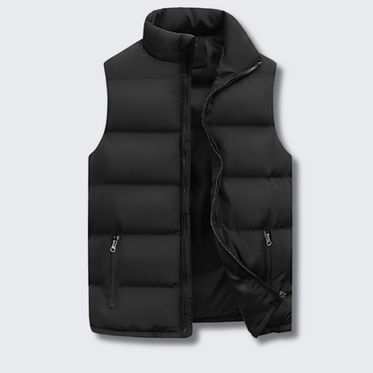 Bodywarmer homme matelassé léger pour superpositions