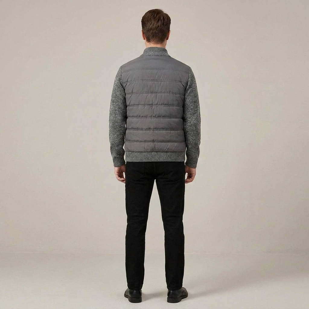 Parka homme coupe épurée pour quotidien