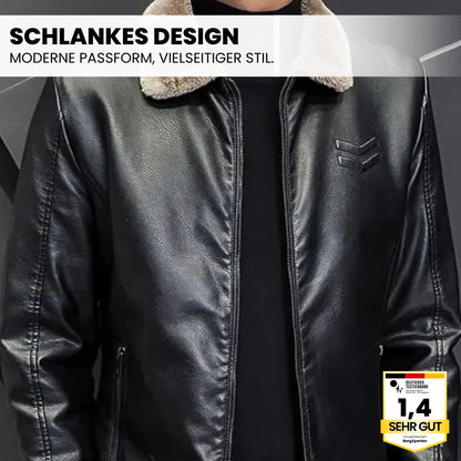 Eleganter Herren-Lederblouson für Herbst und Winter