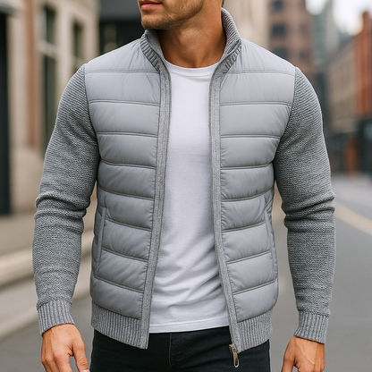 Parka homme coupe épurée pour quotidien