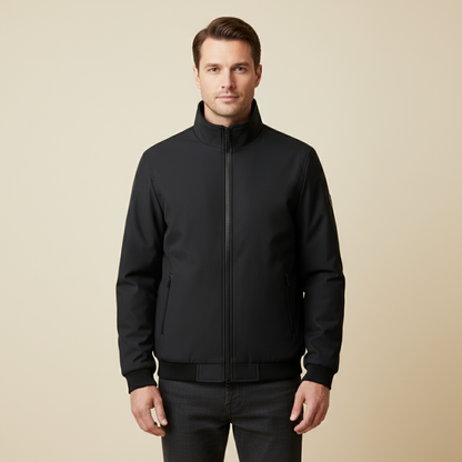 Elegante, warme Herrenjacke mit Fleecefutter für den Winter