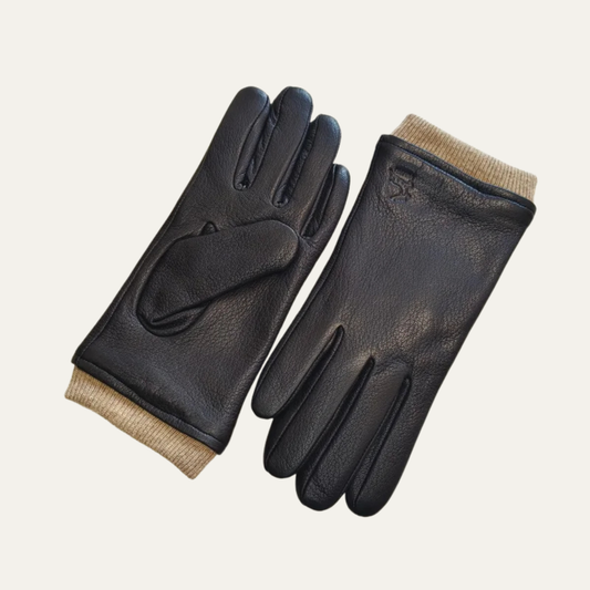 Gants homme conduite hiver doublure laine chaude