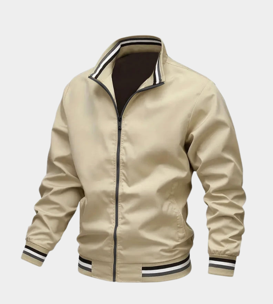 Isolierte Herren-Bomberjacke, athletischer Schnitt