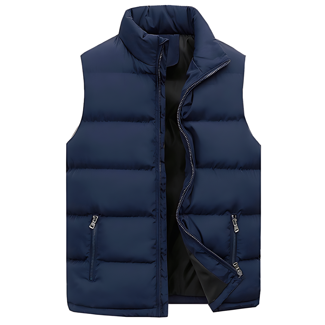 Bodywarmer homme matelassé léger pour superpositions