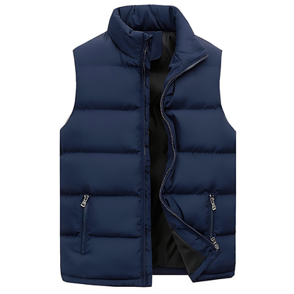 Bodywarmer homme matelassé léger pour superpositions