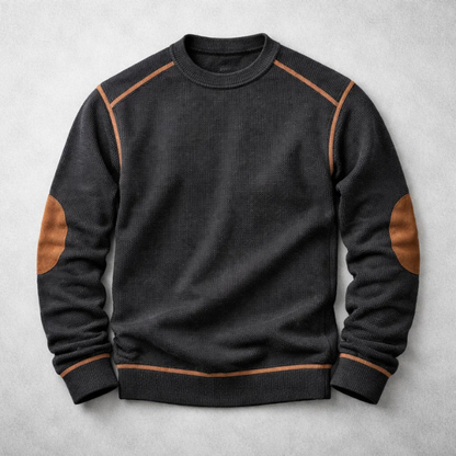 Weicher Struktur-Pullover für Herren in lässiger Passform