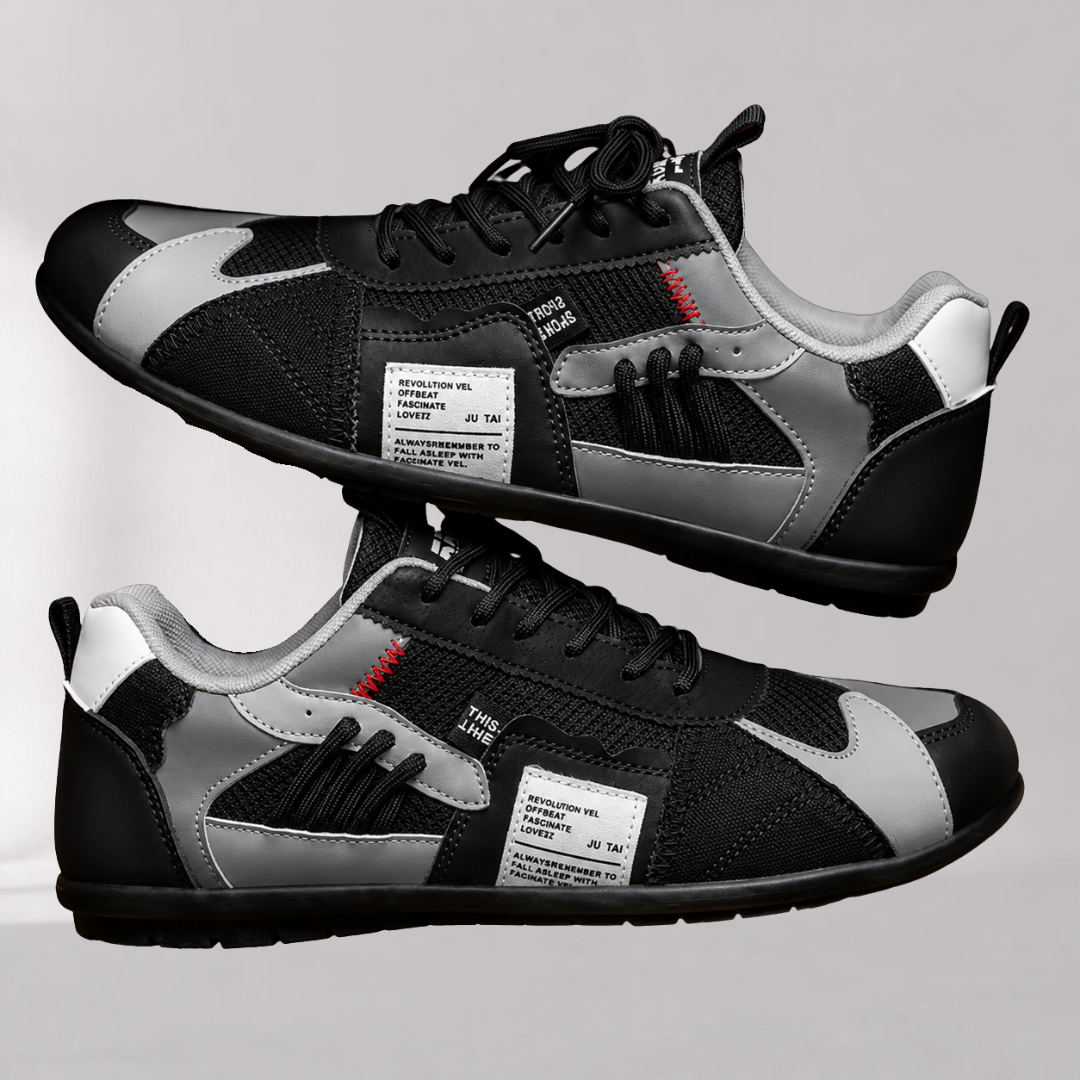 Chaussures rétro colorées mesh semelle antidérapante