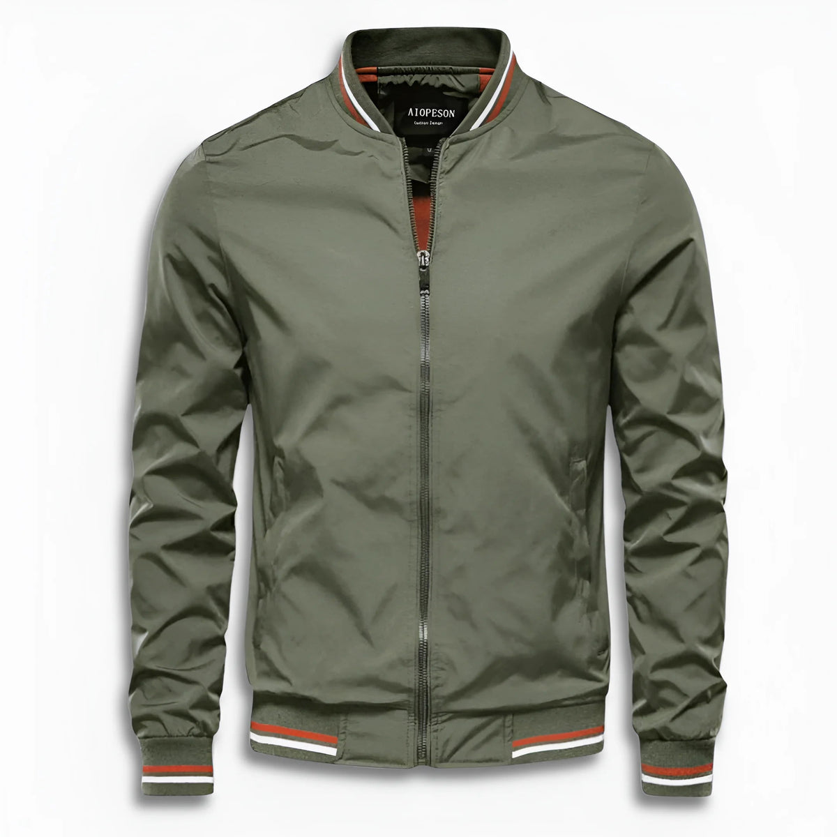 Veste homme décontractée imperméable col montant