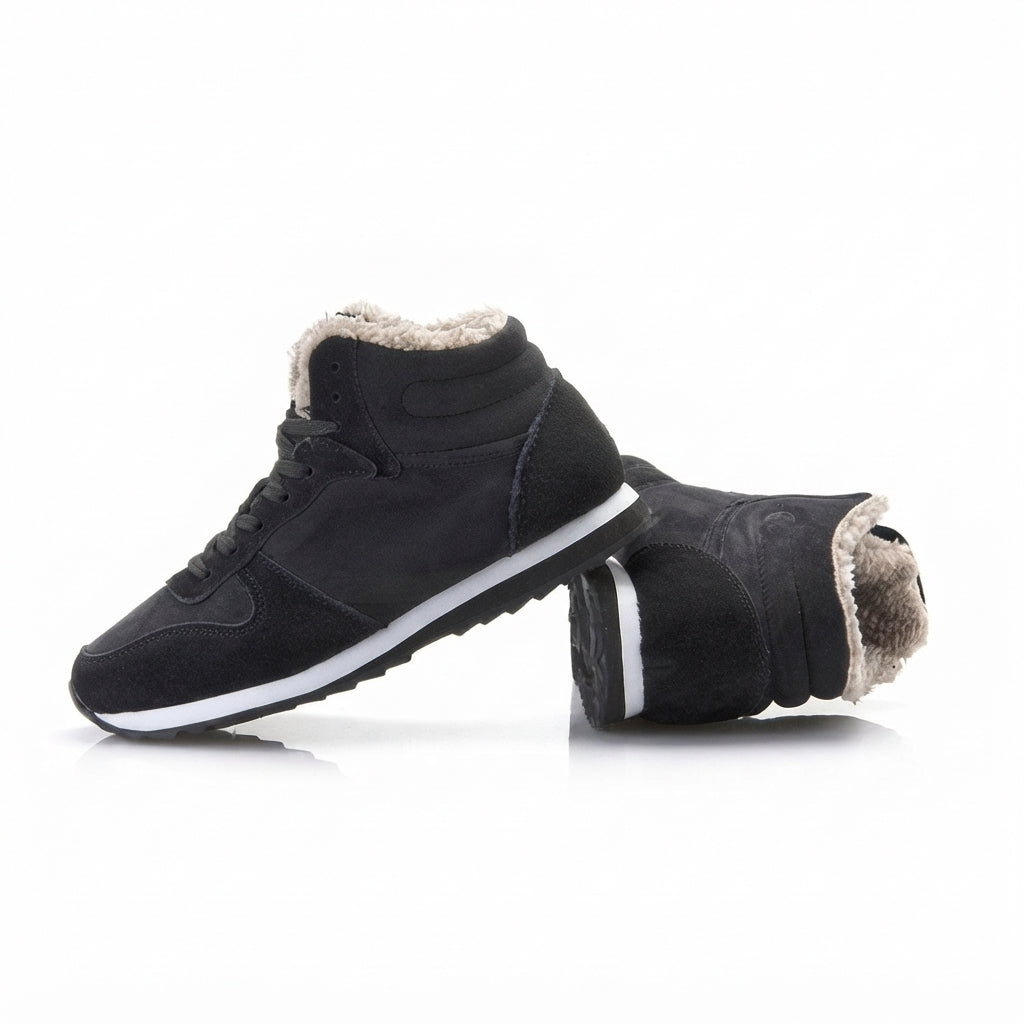 Gefütterte Herrenschuhe Komfort-Sneaker Winter