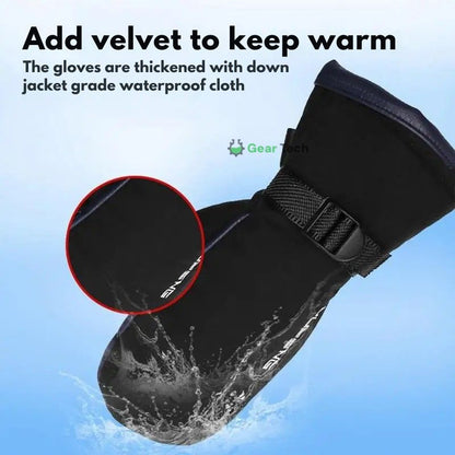 Gants chauffants USB double face pour ski et randonnée