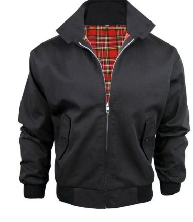 Blouson homme Harrington classique coupe droite
