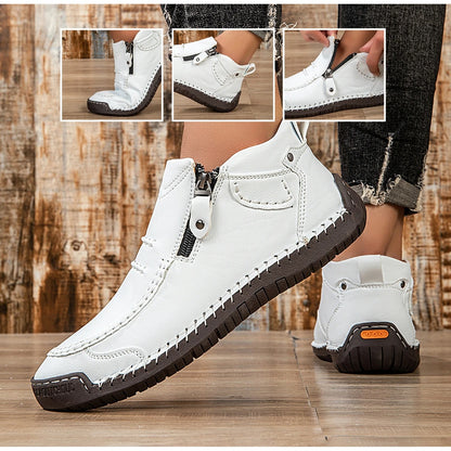 Chaussures homme orthopédiques ergonomiques à enfilage facile