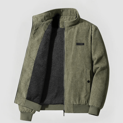 Veste homme en jean doublée Sherpa chaude et décontractée