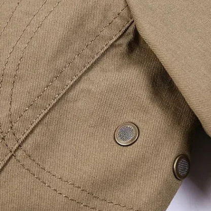 Blazer décontracté homme effet coton coupe ajustée