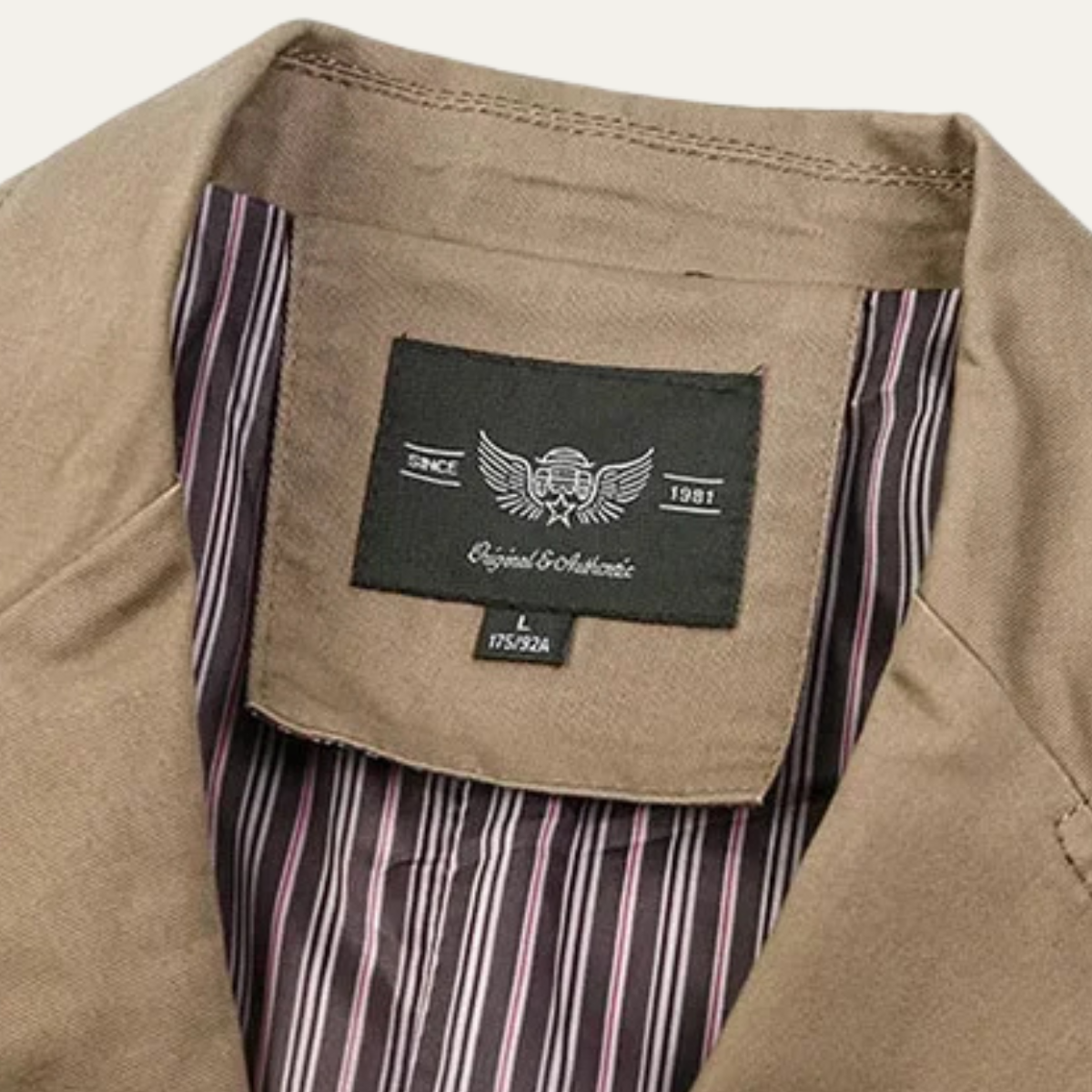 Blazer décontracté homme effet coton coupe ajustée
