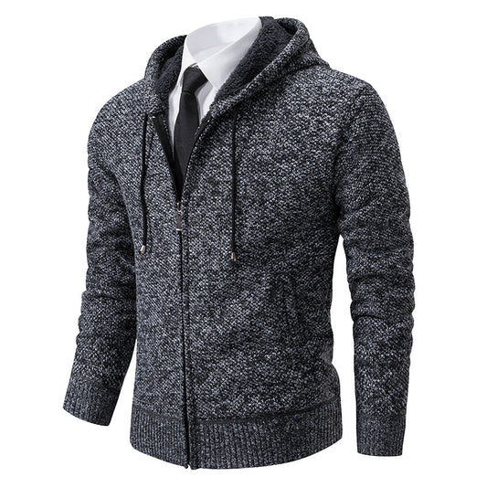 Cardigan homme zippé respirant pour bureau et quotidien