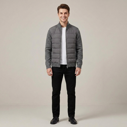 Parka homme coupe épurée pour quotidien