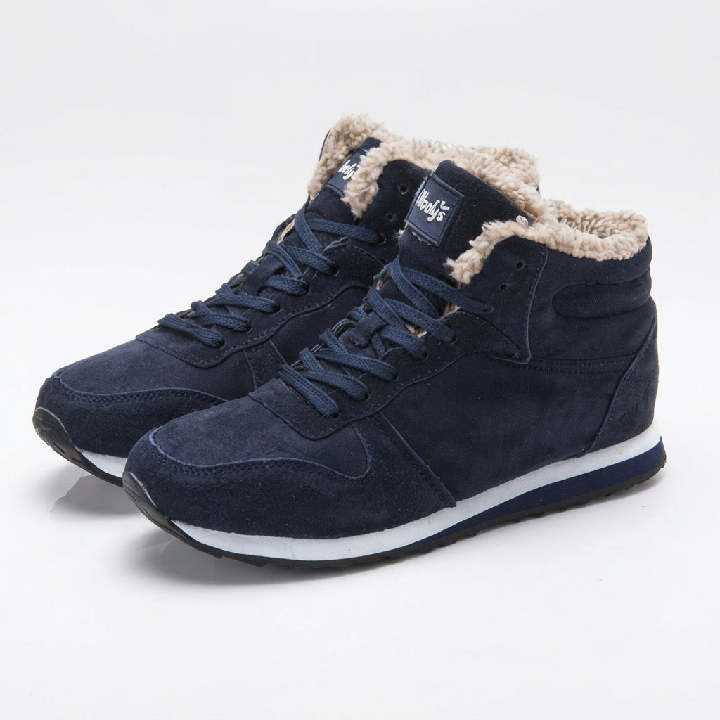 Gefütterte Herrenschuhe Komfort-Sneaker Winter