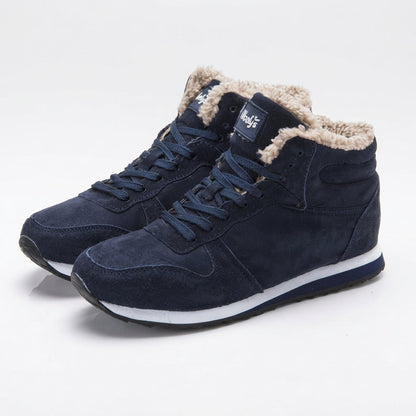 Gefütterte Herrenschuhe Komfort-Sneaker Winter