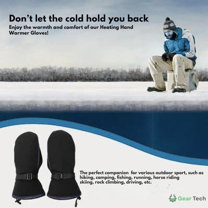Gants chauffants USB double face pour ski et randonnée