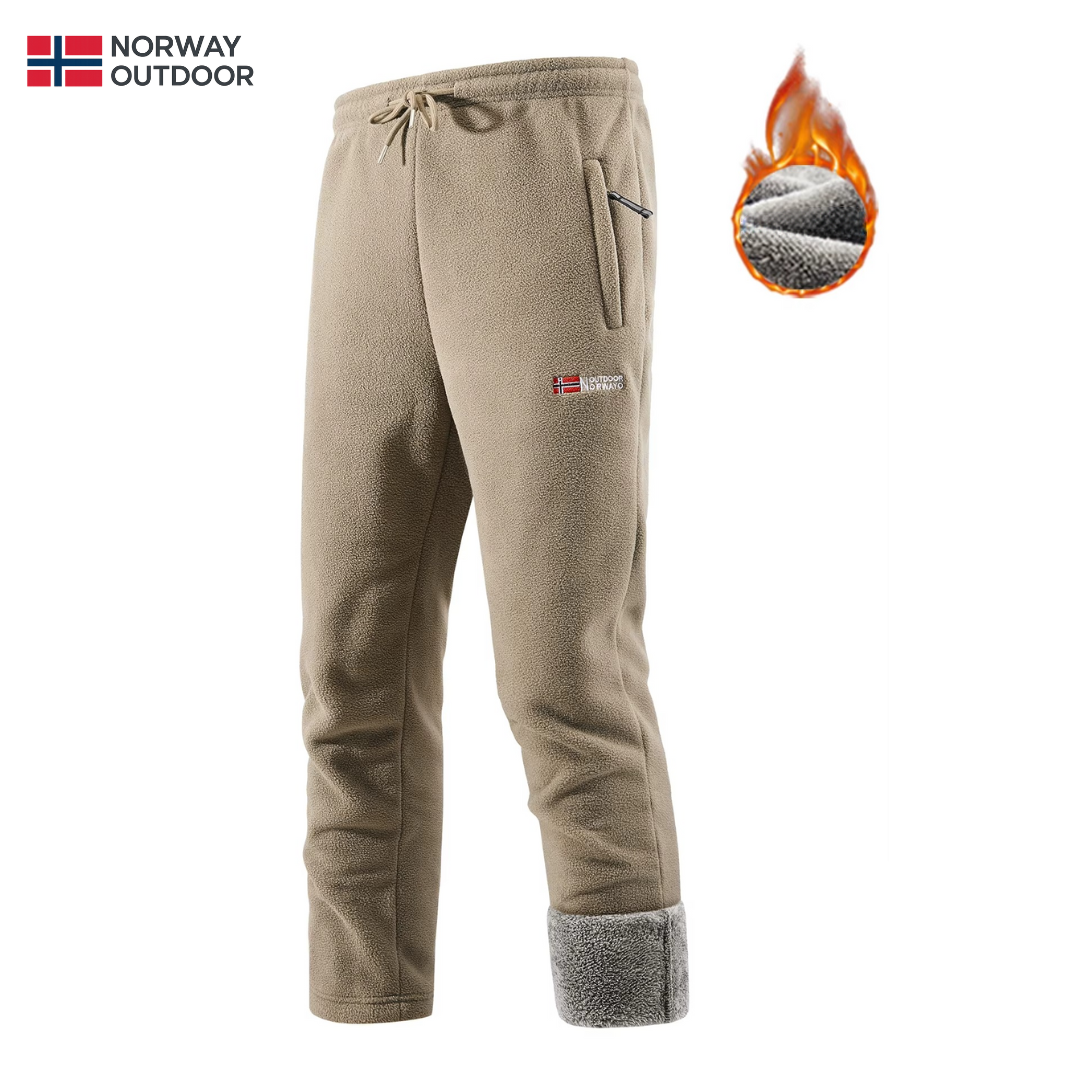 Pantalon homme thermique doublure Sherpa hiver confort