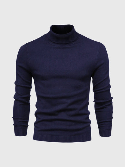 Pull col roulé homme lavable moderne élégant
