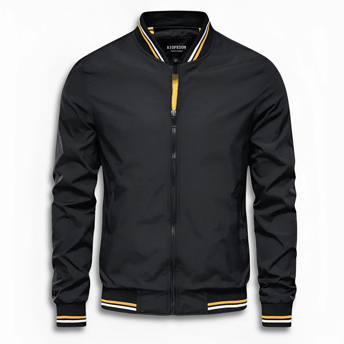 Veste homme décontractée imperméable col montant
