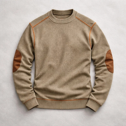 Weicher Struktur-Pullover für Herren in lässiger Passform