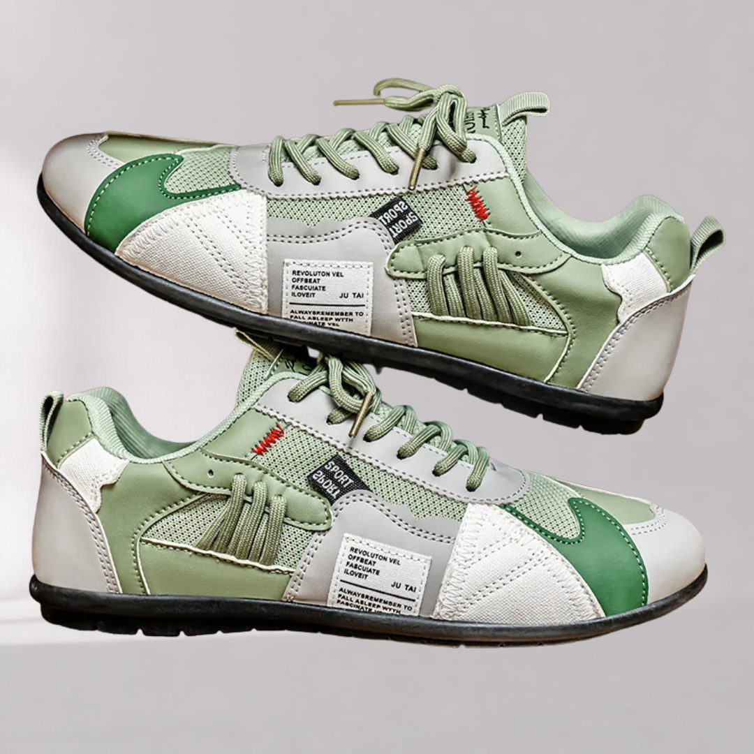 Chaussures rétro colorées mesh semelle antidérapante