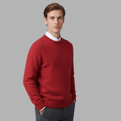 Weicher Strickpullover für Herren für Herbst und Winter