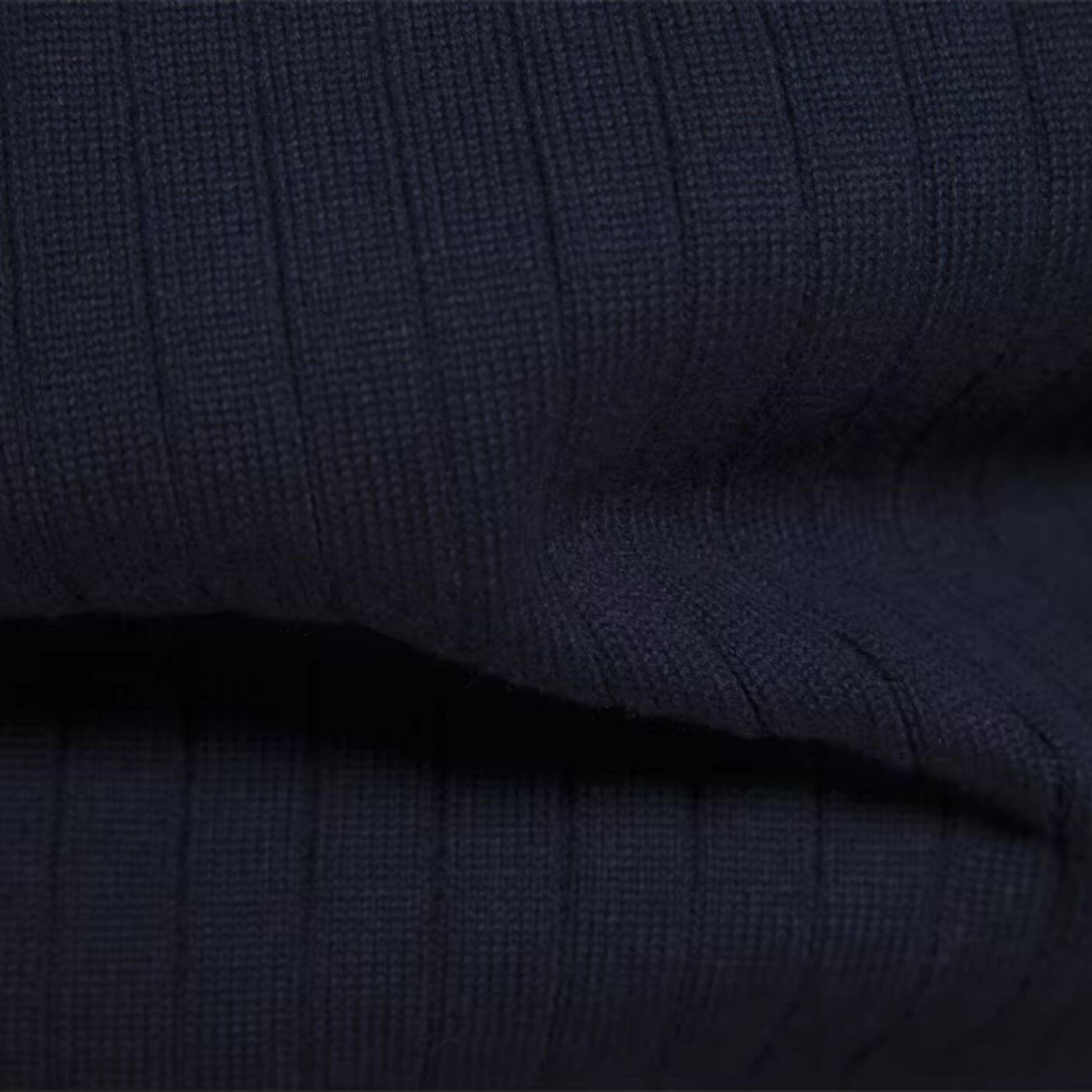 Pull homme col zippé coton léger décontracté