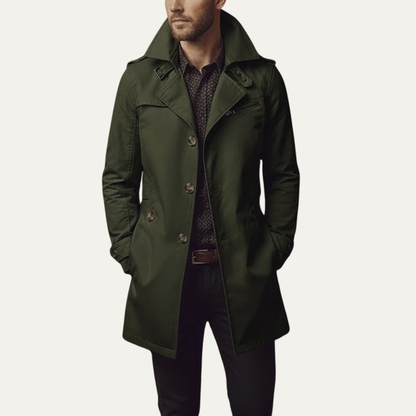 Manteau caban homme double boutonnage élégant