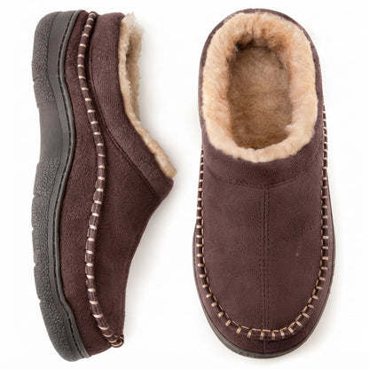 Chaussons homme doublure polaire semelle antidérapante