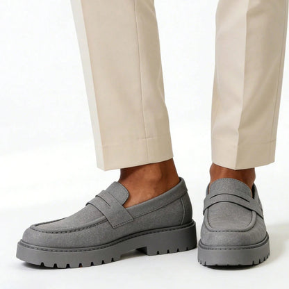 Chaussure Loafer homme plateforme moderne slip-on