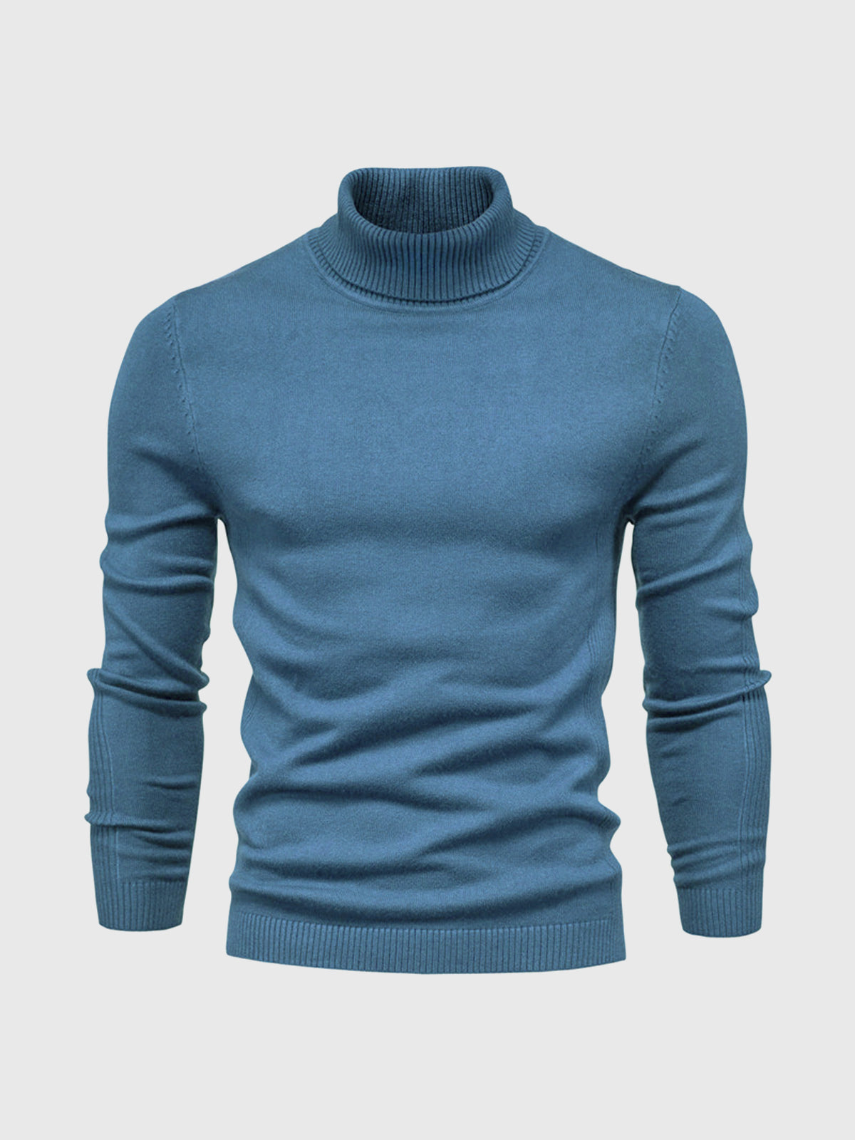 Pull col roulé homme lavable moderne élégant