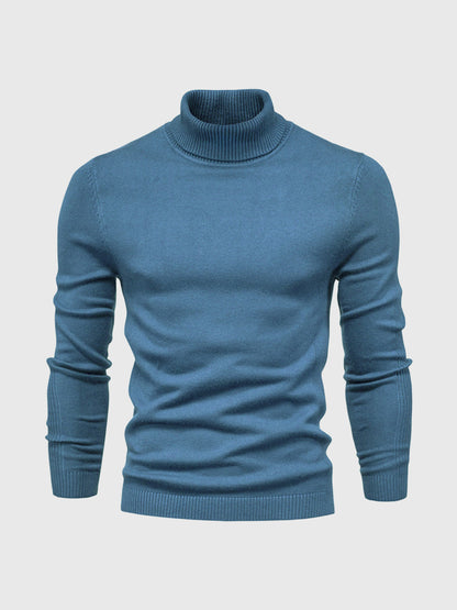 Pull col roulé homme lavable moderne élégant